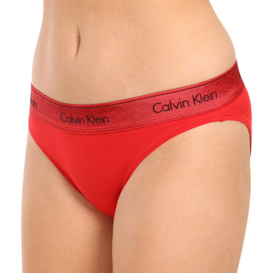 Dames slip Calvin Klein rood (QF7451E-XAT)