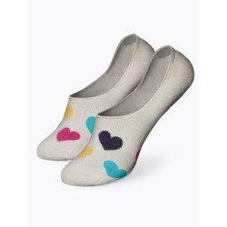 Vrolijke extra lage sokken Dedoles Kleurrijke hartjes (DNS191)