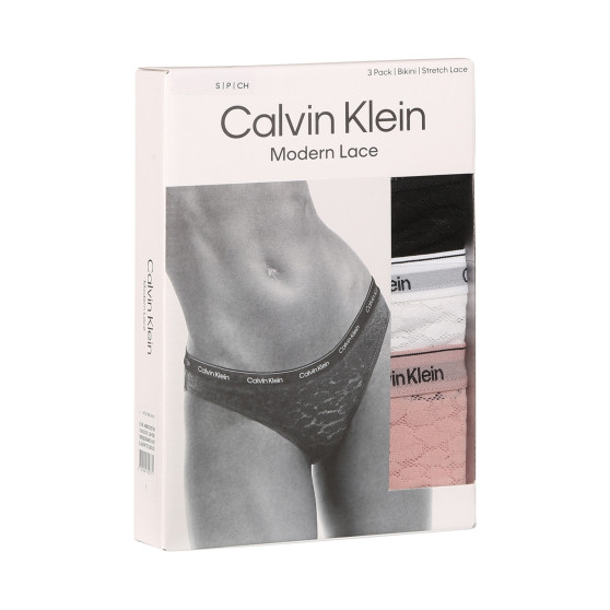 3PACK Dames slip Calvin Klein veelkleurig (QD5069E-N8I)