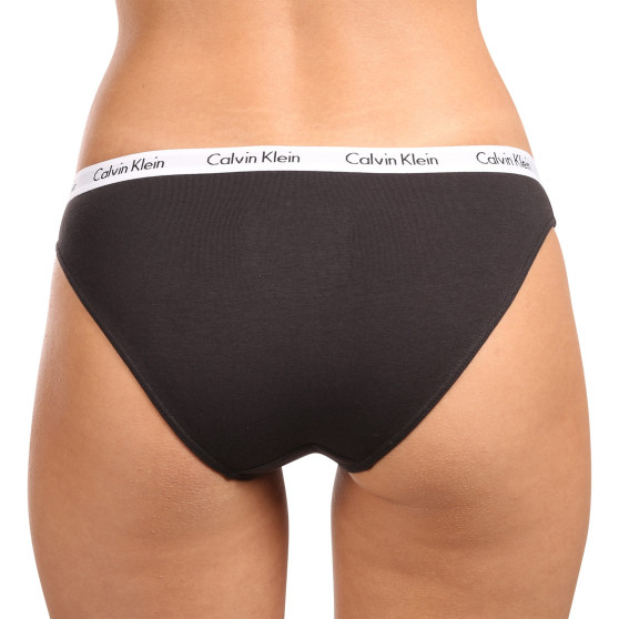 3PACK Dames slip Calvin Klein zwart (QD3588E-001)