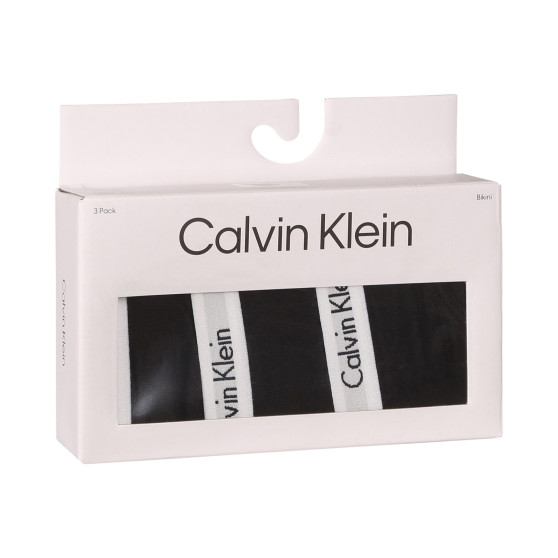 3PACK damesslip Calvin Klein zwart (QD3588E-001)