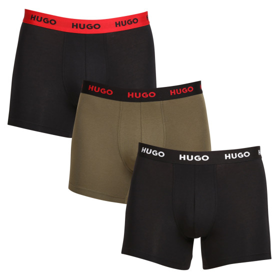 3PACK herenboxershort HUGO veelkleurig (50503079 972)