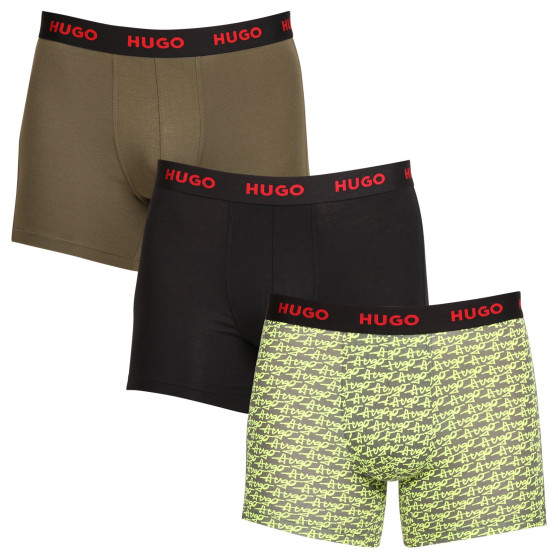 3PACK herenboxershort HUGO veelkleurig (50510192 321)