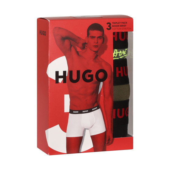 3PACK herenboxershort HUGO veelkleurig (50510192 321)