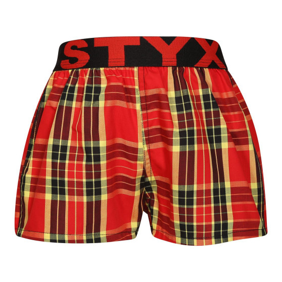 3PACK kindershort Styx sport elastisch veelkleurig (3BJ11456)