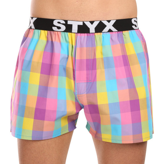 3PACK Herenboxershort Styx sport elastisch meerkleurig (3B102830)