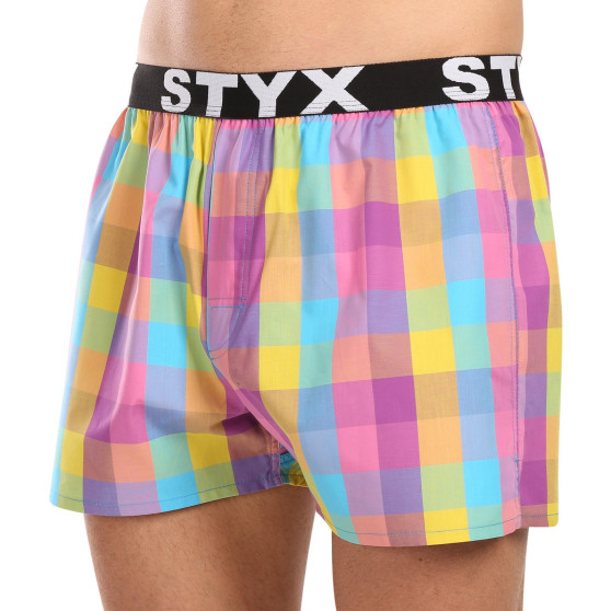 3PACK Herenboxershort Styx sport elastisch meerkleurig (3B102830)