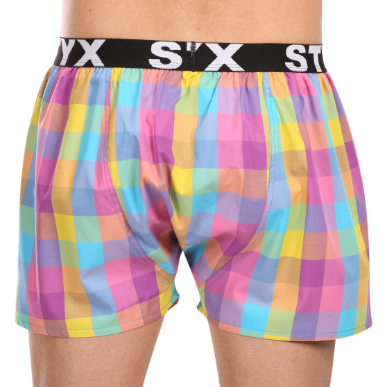 3PACK Herenboxershort Styx sport elastisch meerkleurig (3B102830)