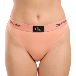 Dames string Calvin Klein roze (QF7248E-LN3)