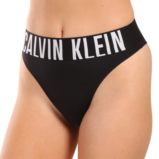 Dames string Calvin Klein zwart (QF7639E-UB1)