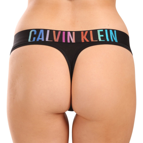 Dames string Calvin Klein zwart (QF7833E-UB1)