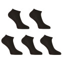 5PACK sokken Nedeto laag zwart (5NDTPN1001)