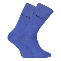 Sokken Pietro Filipi hoge bamboe sokken donkerblauw (1PBV004)