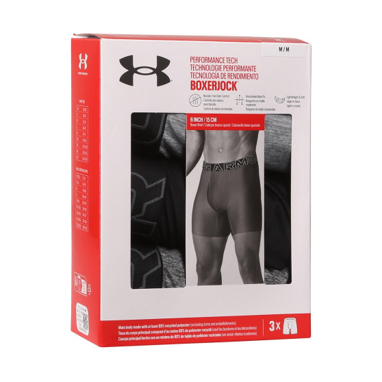 3PACK herenboxershort Under Armour veelkleurig (1383878 035)