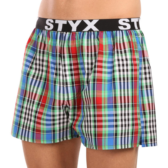 Herenboxershort Styx sport elastisch meerkleurig (B1036)