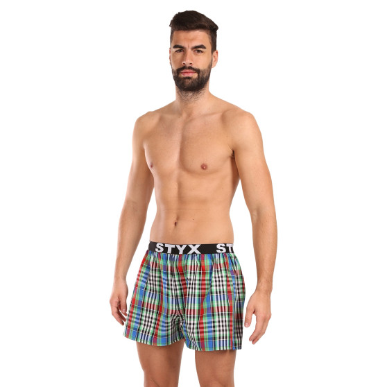 Herenboxershort Styx sport elastisch meerkleurig (B1036)