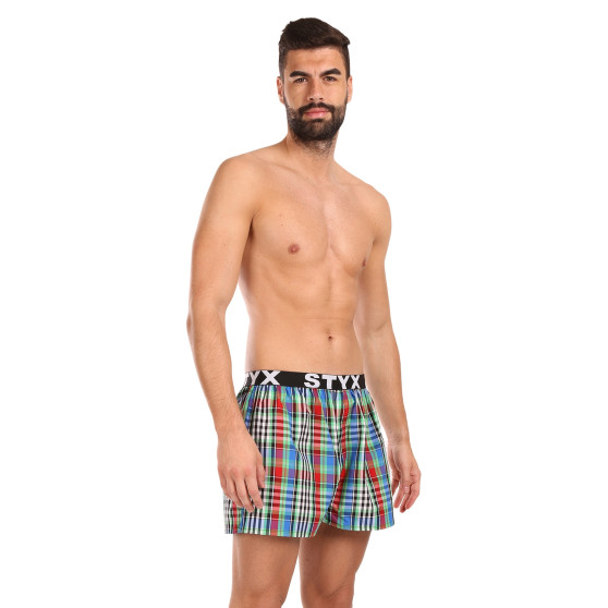 Herenboxershort Styx sport elastisch meerkleurig (B1036)