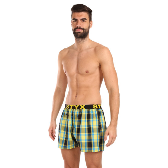 Herenboxershort Styx sport elastisch meerkleurig (B1033)