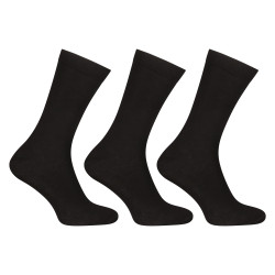 3PACK sokken Nedeto hoog bamboe zwart (3PBV01)