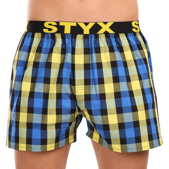 3PACK Herenboxershort Styx sport elastisch meerkleurig (3B103739)