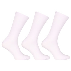 3PACK sokken Nedeto hoog bamboe wit (3PBV02)