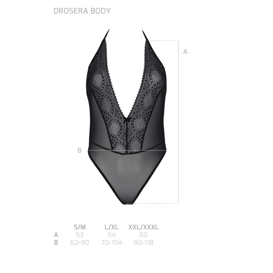 Dames body Passion zwart (Drosera body)