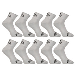10PACK sokken Styx enkel grijs (10HK1062)