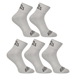 5PACK sokken Styx enkel grijs (5HK1062)