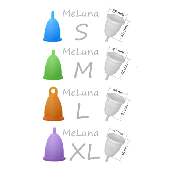 Menstruatiecup Me Luna Soft XL met bal roze (MELU004)