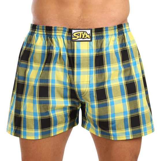 3PACK Herenboxershort Styx classic elastisch meerkleurig (3A103123)