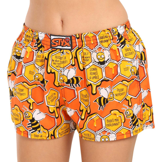 3PACK Damesboxershorts Styx art classic rubber veelkleurig (3K14744)