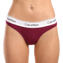 Dames string Calvin Klein paars (F3786E-VGP)