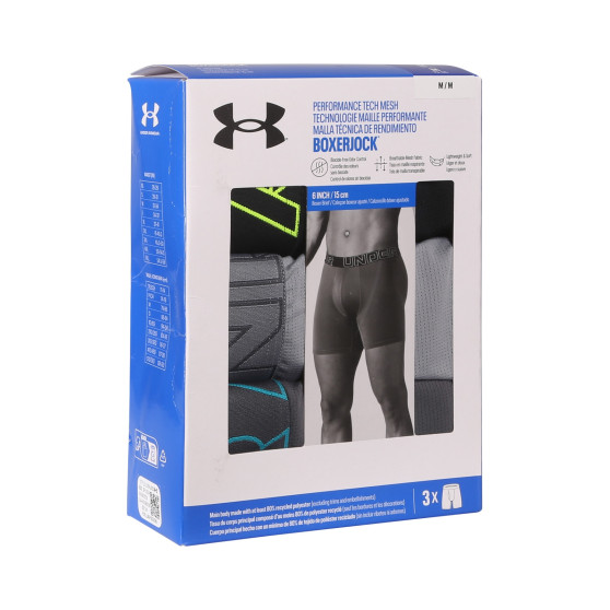 3PACK herenboxershort Under Armour veelkleurig (1383884 002)