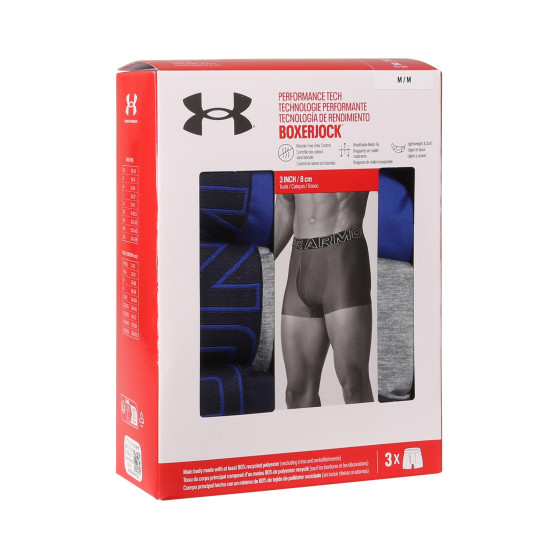 3PACK herenboxershort Under Armour veelkleurig (1383882 400)