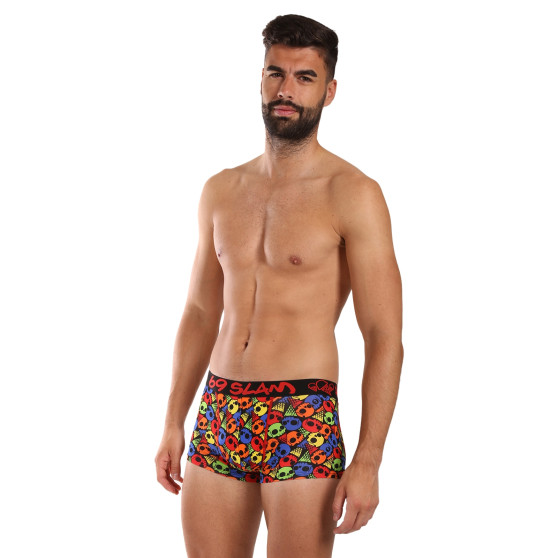 69SLAM Herenboxershort hippe bamboe SKULL CONE (MHBSKC-BB)