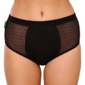 Bodylok Beschadigde verpakking - Menstruatieslip Bamboe Hi-Waist Zwart Medium Menstruatie (BD22044)