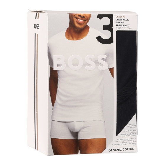 3PACK heren t-shirt BOSS veelkleurig (50517858 989)