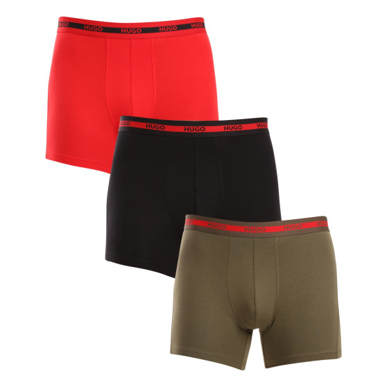 3PACK herenboxershort HUGO veelkleurig (50520475 971)