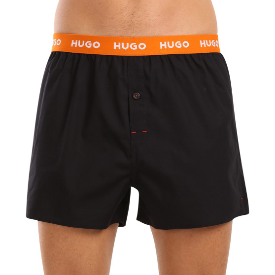 3PACK Herenboxershort HUGO zwart (50518079 961)