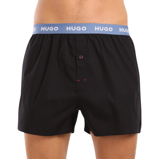 3PACK Herenboxershort HUGO zwart (50518079 961)