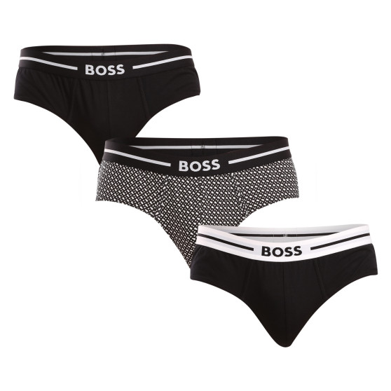 3PACK herenslip BOSS zwart (50510679 001)