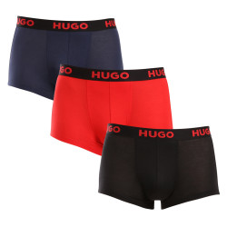 3PACK herenboxershort HUGO veelkleurig (50496723 982)