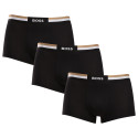 3PACK herenboxershort BOSS zwart (50516542 001)