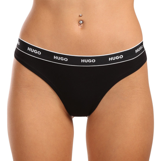 3PACK dames string HUGO veelkleurig (50480150 981)