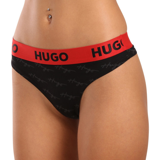 Dames string Hugo Boss zwart (50480166 003)