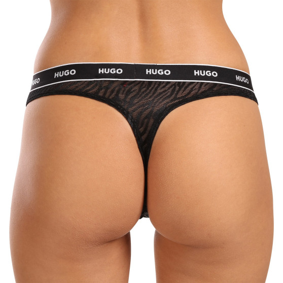 3PACK dames string HUGO veelkleurig (50480150 981)