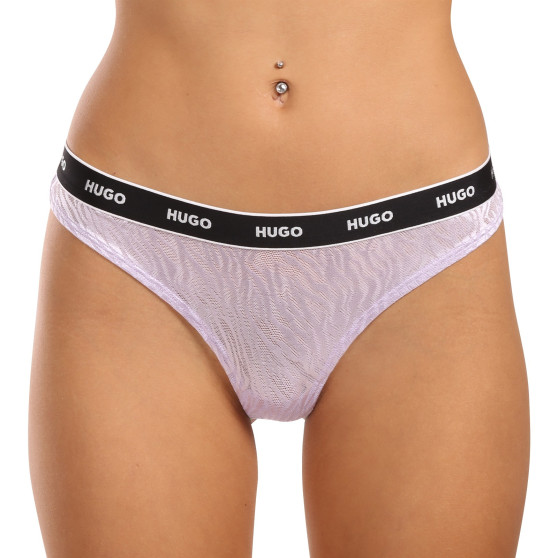 3PACK dames string HUGO veelkleurig (50480150 981)