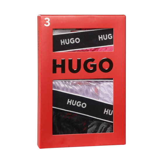 3PACK dames string HUGO veelkleurig (50480150 981)