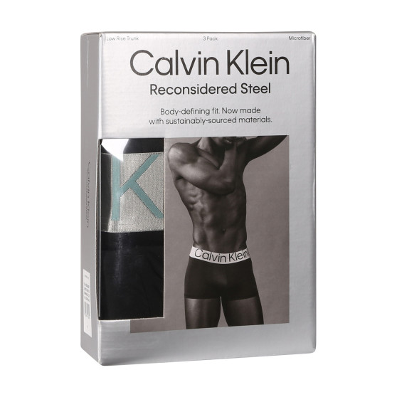 3PACK herenboxershort Calvin Klein zwart (NB3074A-QTE)