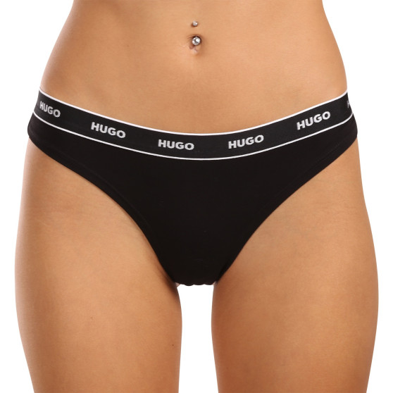 3PACK dames string HUGO veelkleurig (50480150 981)